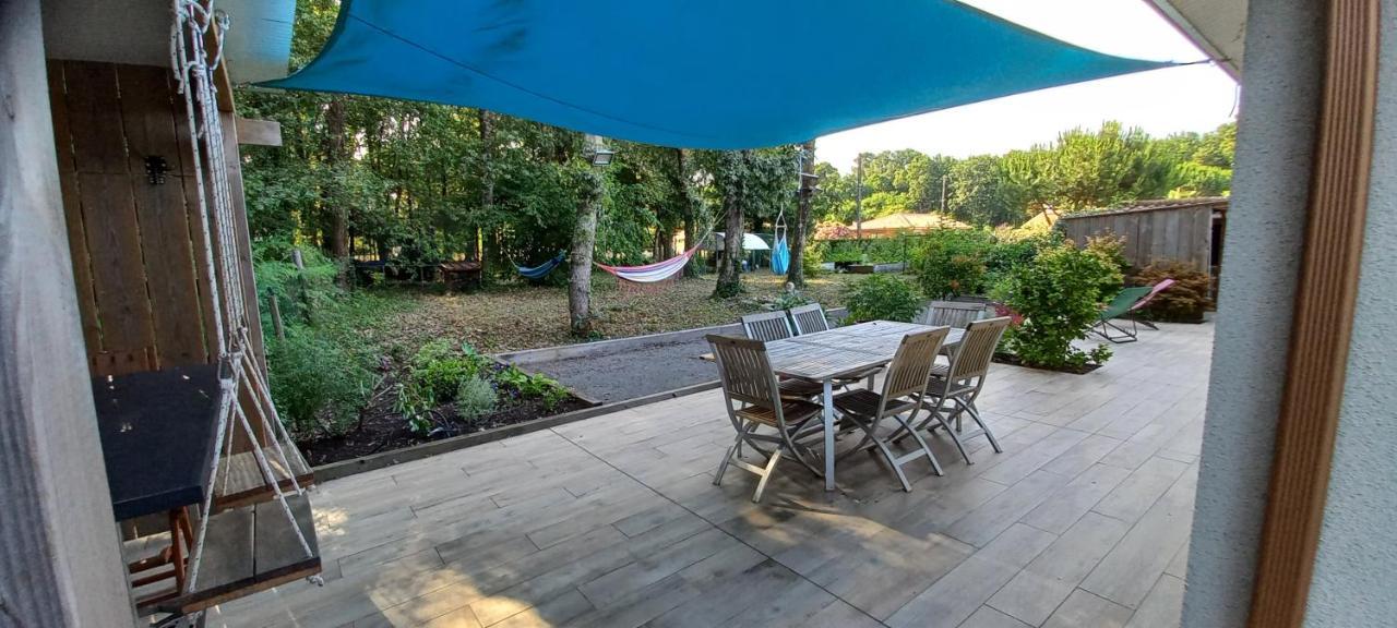 Chambre Chez L'Habitant Avec Spa Et Petit-Dejeuner En Lisiere De Foret Le Teich Exterior foto