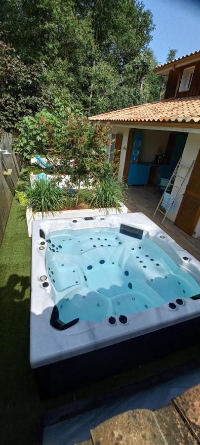 Chambre Chez L'Habitant Avec Spa Et Petit-Dejeuner En Lisiere De Foret Le Teich Exterior foto